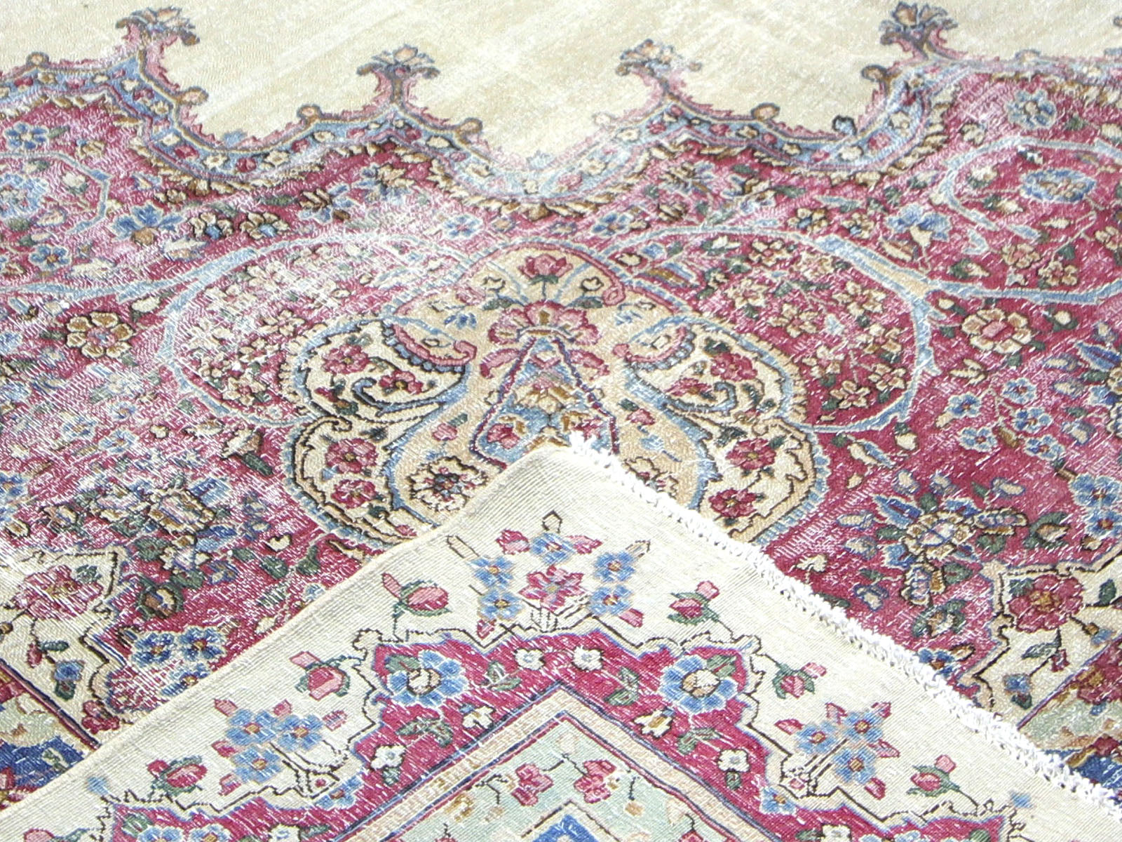 Vintage Persian Kerman Rug - 13'4" x 16'