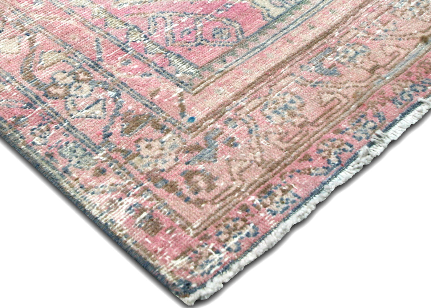 Semi Antique Persian Melayer Runner - 3'5" x 16'2 - 170214