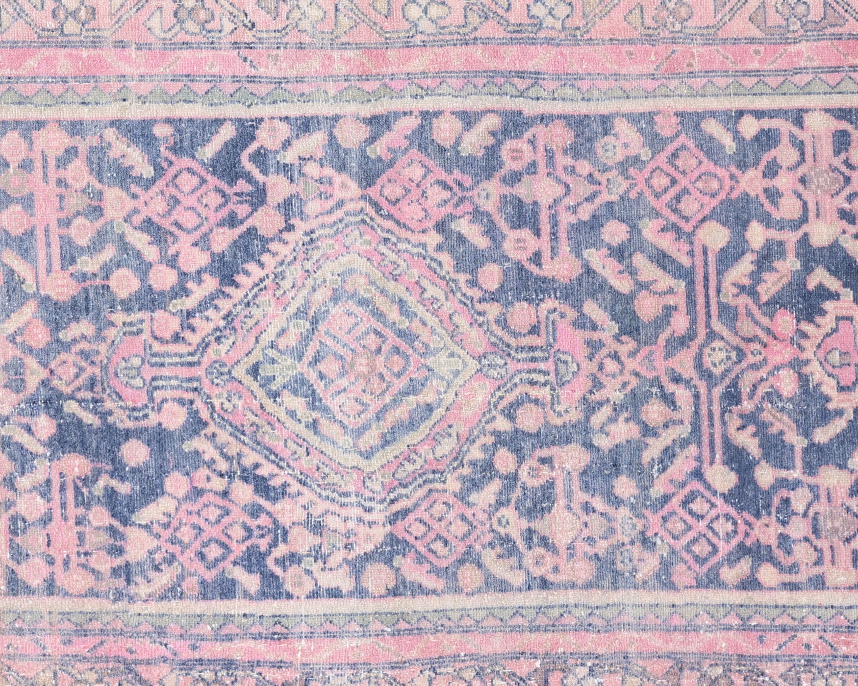 Semi Antique Persian Melayer Runner - 3'5" x 16'2