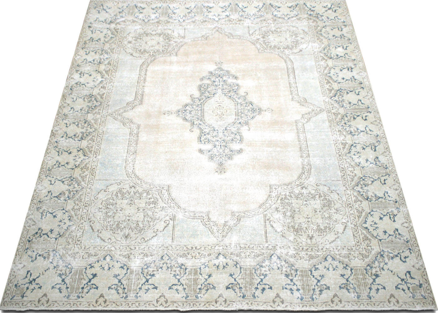 Vintage Persian Kerman Rug - 9'9" x 11'11" - 170235