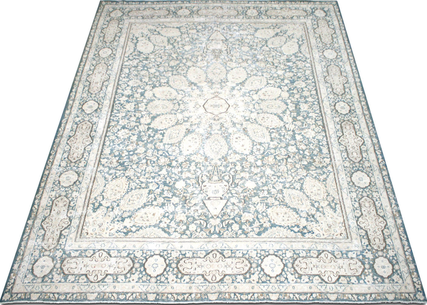Vintage Persian Kerman Rug - 8'10" x 12'2" - 170239