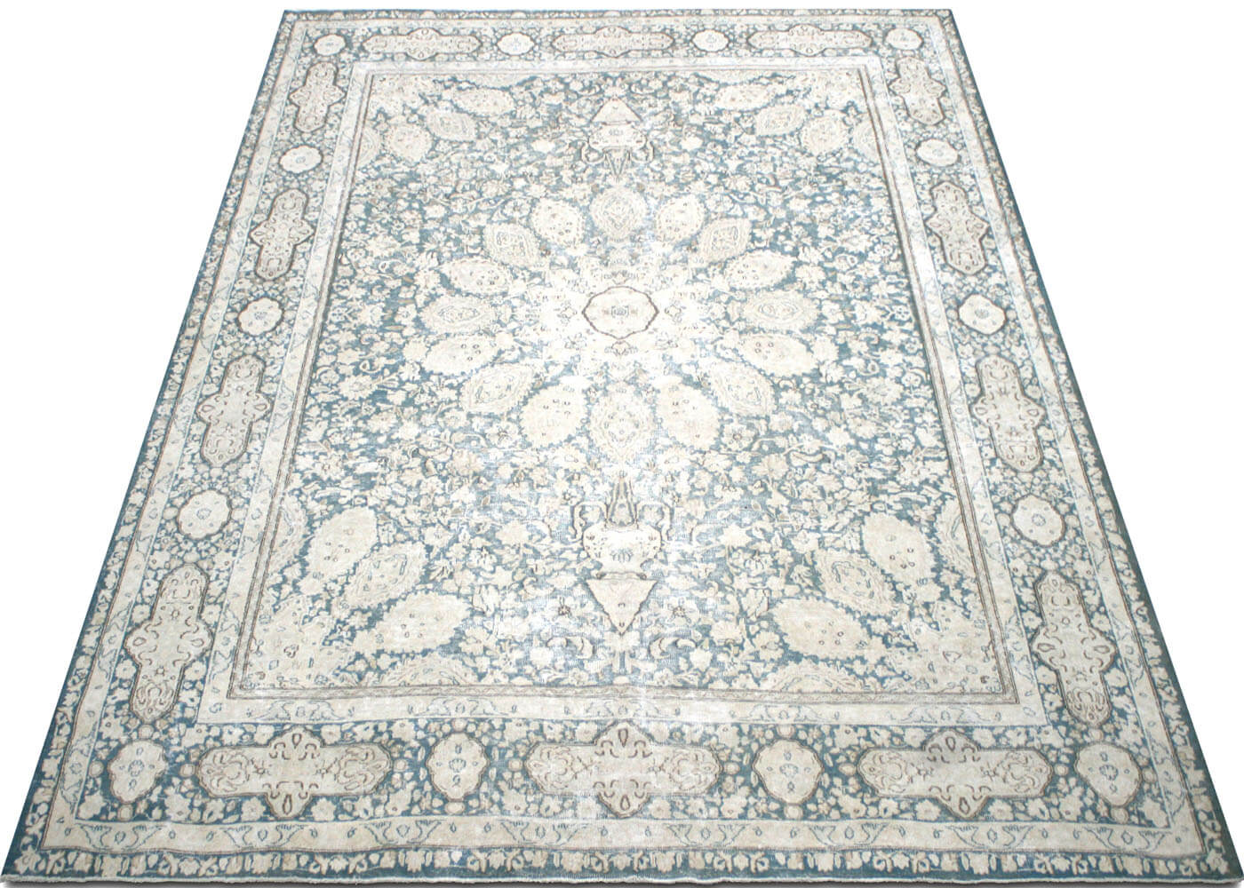 Vintage Persian Kerman Rug - 8'10" x 12'2" - 170239