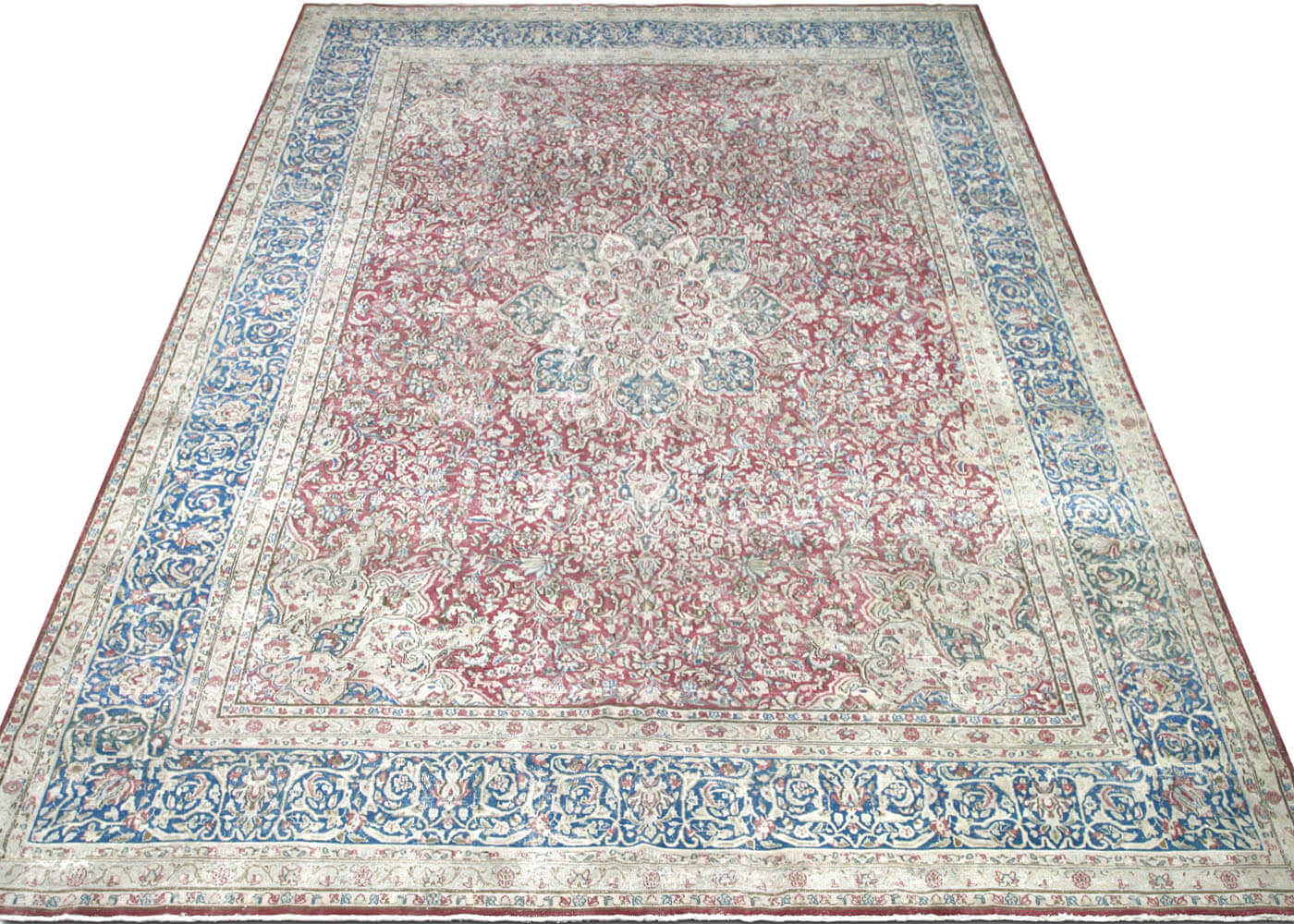 Vintage Persian Kerman Rug - 10'11" x 16' - 170243