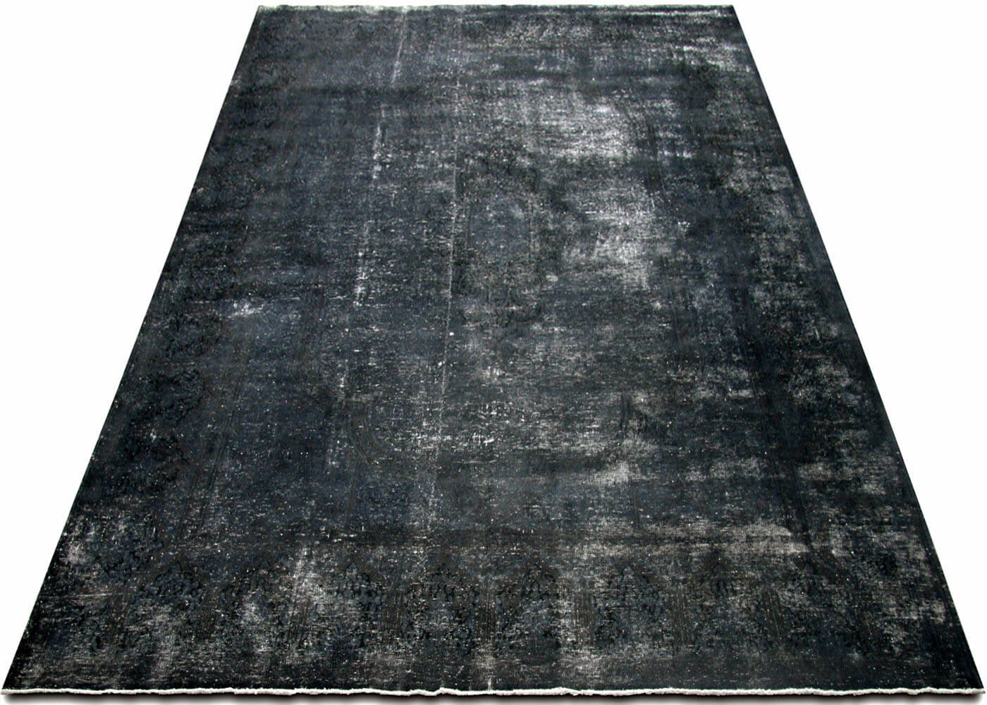 Vintage Persian Kerman Overdyed Rug - 9'8" x 13'10" - 170244
