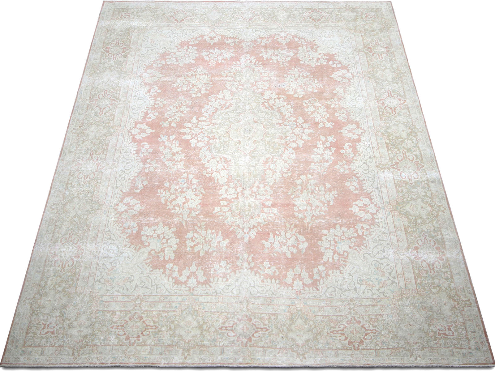 Vintage Persian Kerman Rug - 9'9" x 12'9"