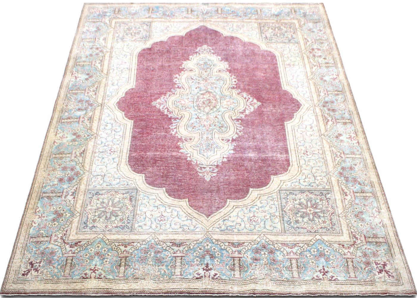 Vintage Persian Kerman Rug - 9'8" x 12'9" - 170255