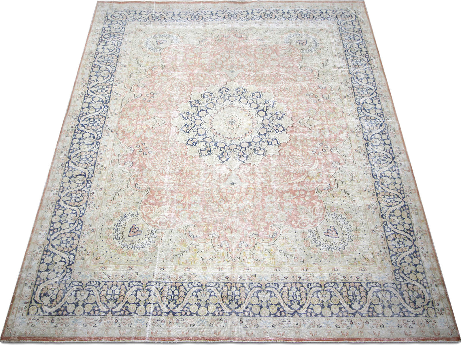 Vintage Persian Kerman Rug - 10' x 12'10" - 170259