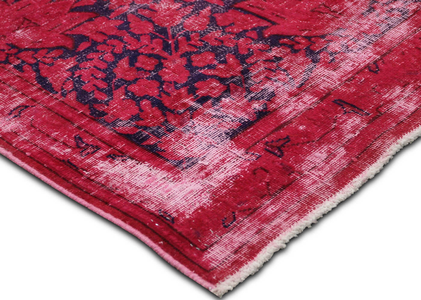 Vintage Persian Kerman Overdyed Rug - 10' x 13'2" - 170276