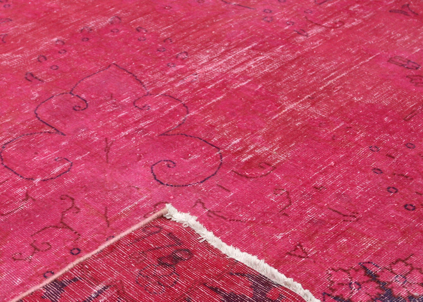 Vintage Persian Kerman Overdyed Rug - 8'8" x 11'10" - 170283
