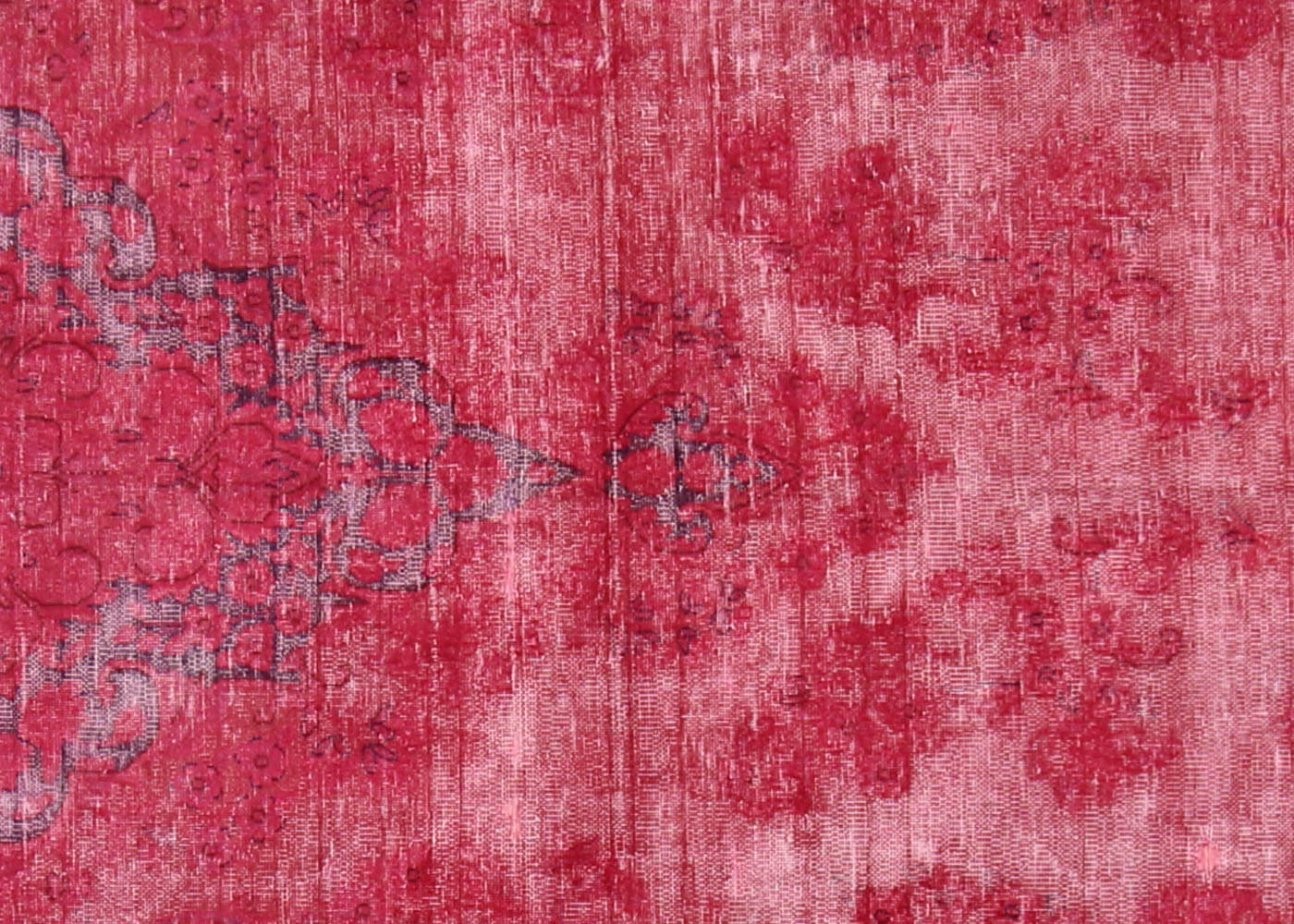Vintage Persian Kerman Overdyed Rug - 8'8" x 11'10" - 170283