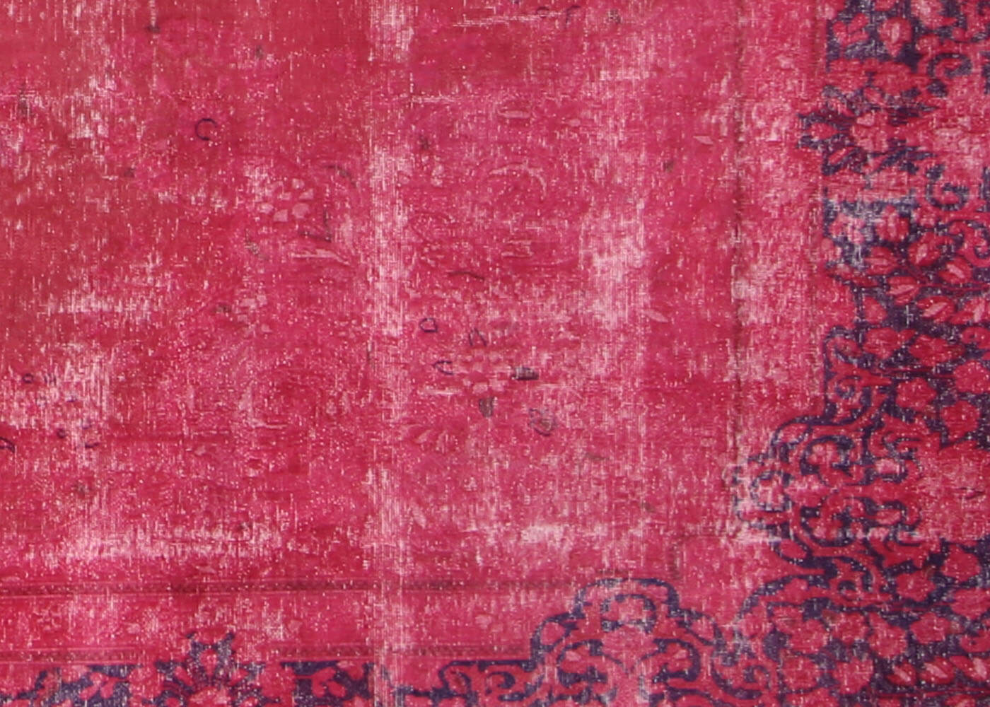 Vintage Persian Kerman Overdyed Rug - 9'6" x 13'1" - 170284