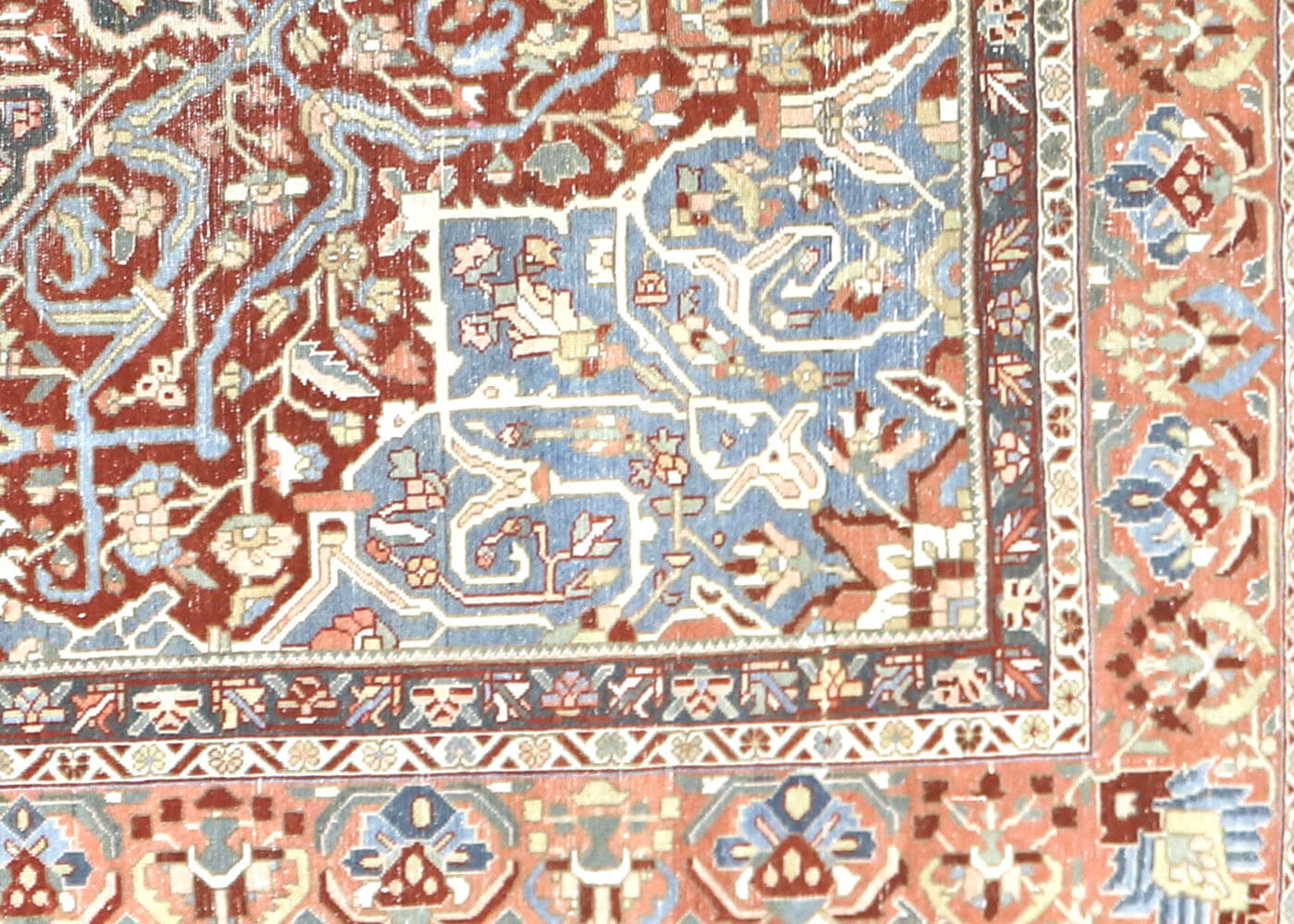 Semi Antique Persian Melayer Rug - 10'11" x 12'11" - 170511