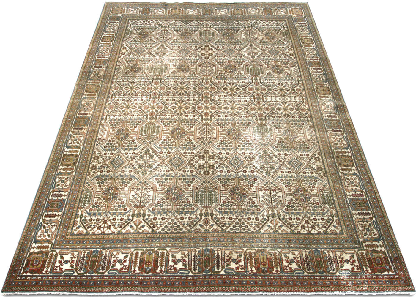 Semi Antique Persian Joshagan Rug - 7'7" x 11'1" - 170515