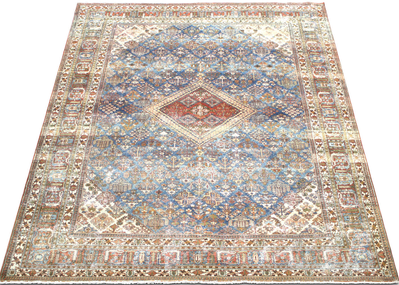 Semi Antique Persian Joshagan Rug - 7'9" x 11'2" - 170519