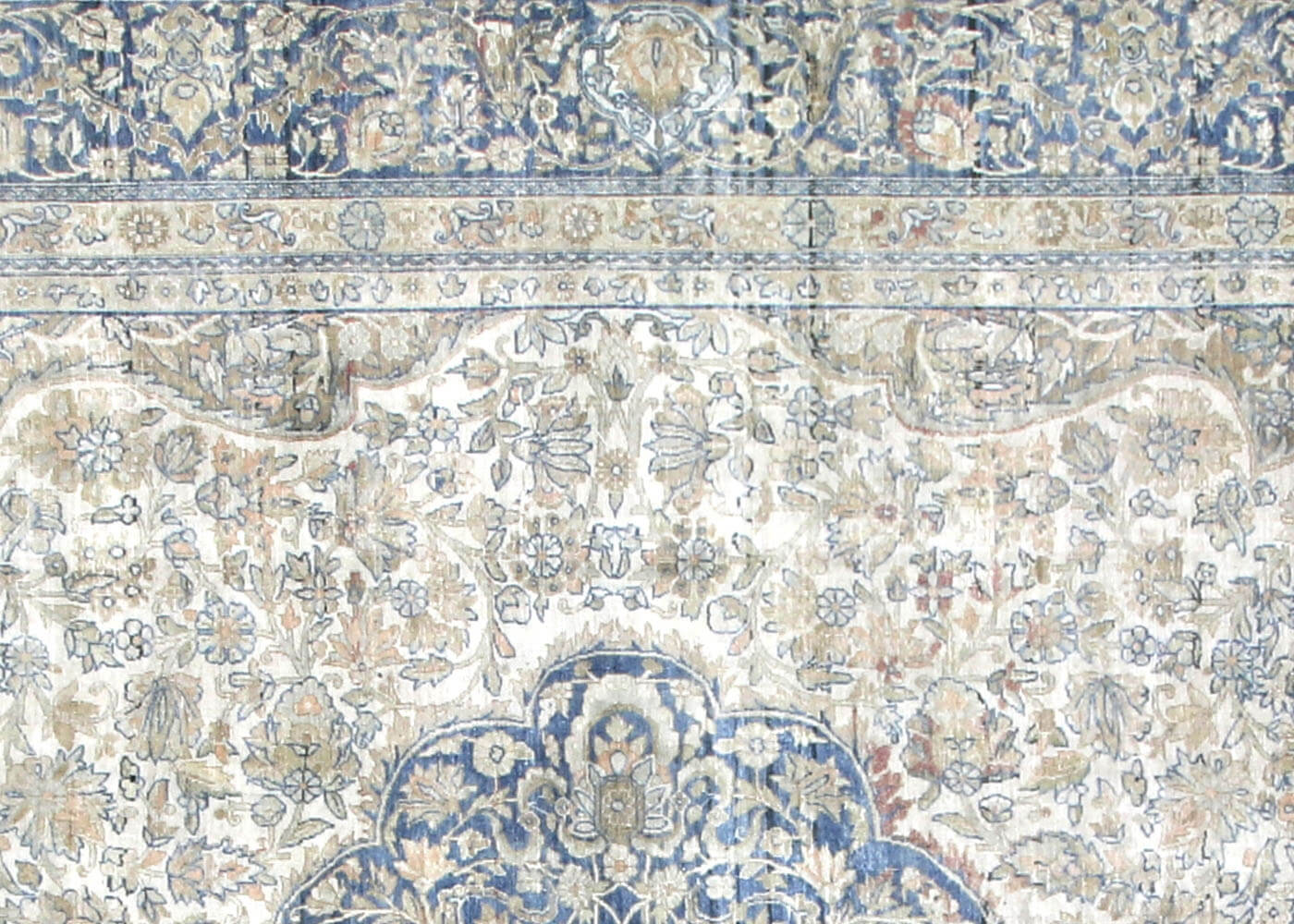 Semi Antique Persian Kerman Rug - 11'9" x 15'9" - 170521