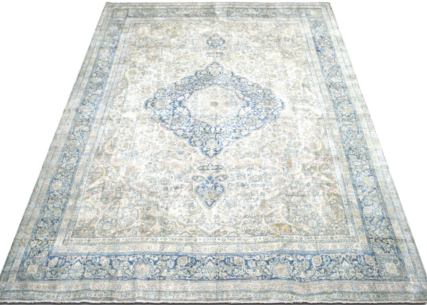 Semi Antique Persian Kerman Rug - 11'9" x 15'9" - 170521