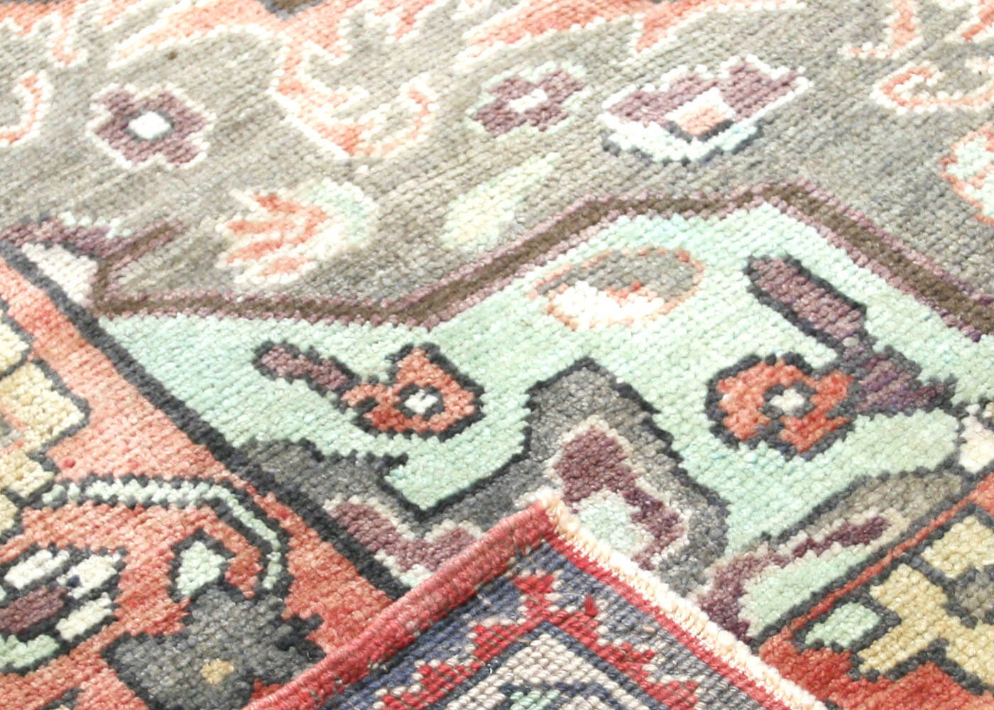 Vintage Turkish Oushak Rug - 5'4" x 9'4" - 170529