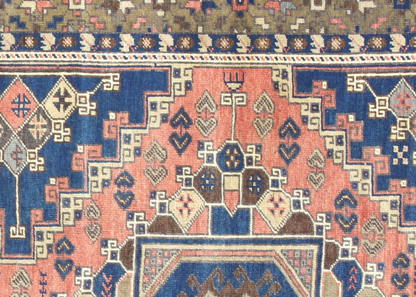 Vintage Turkish Oushak Rug - 5'5" x 10'11" - 170530