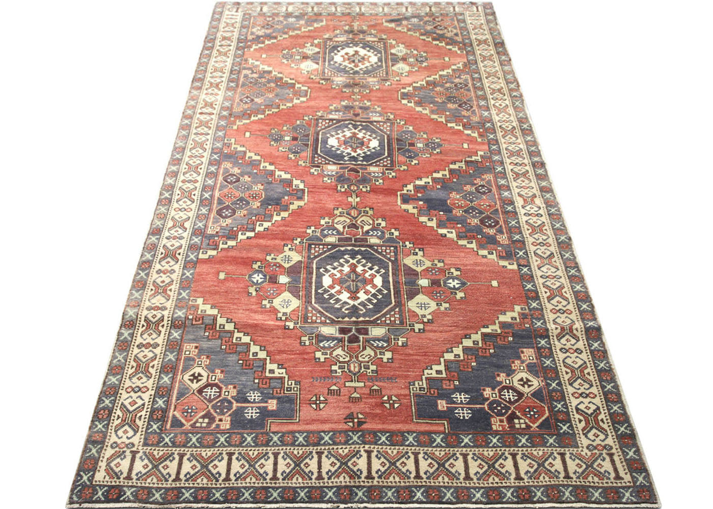 Vintage Turkish Oushak Rug - 5'3" x 11'6" - 170531