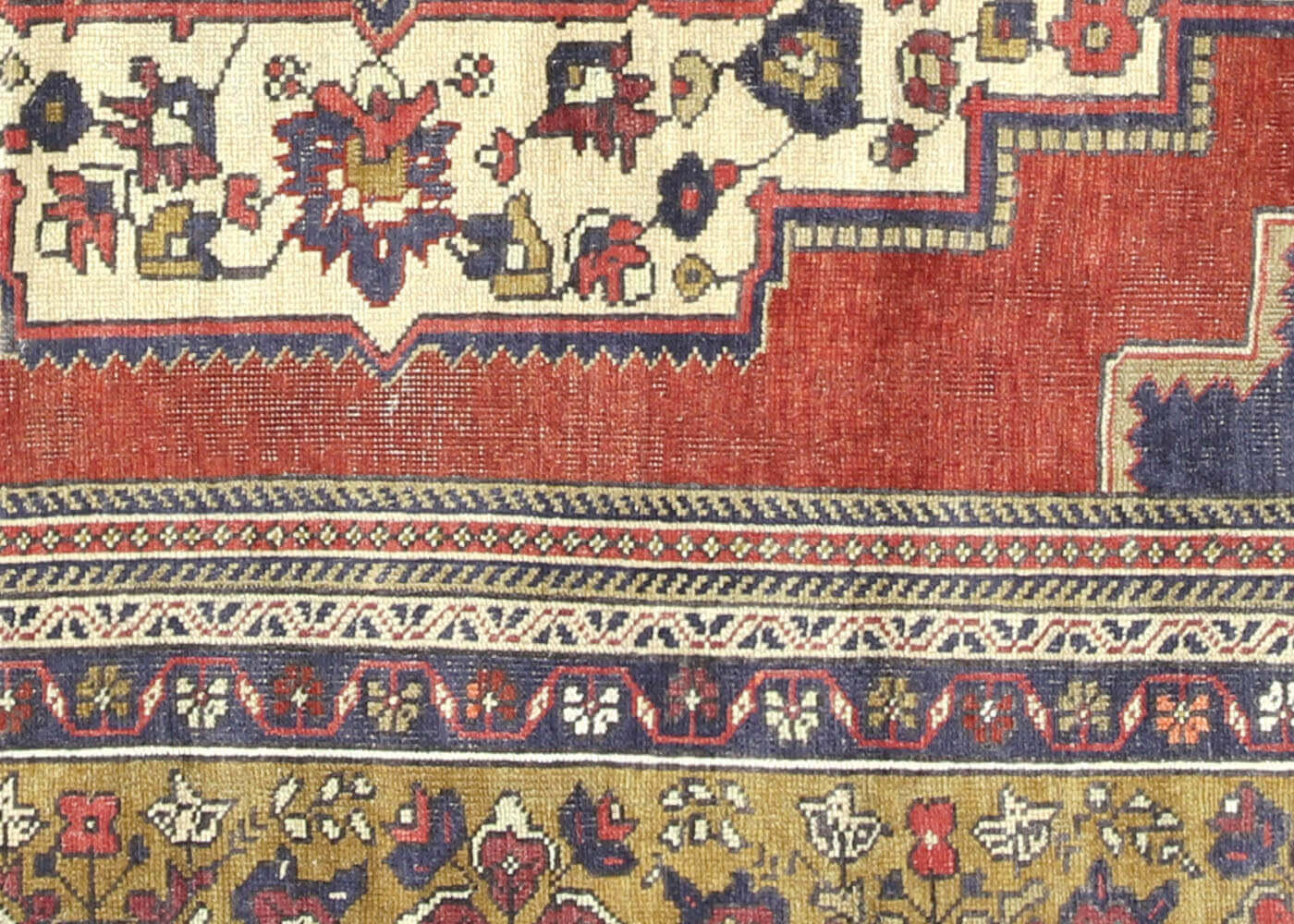 Vintage Turkish Oushak Rug - 6'1" x 10'7" - 170536