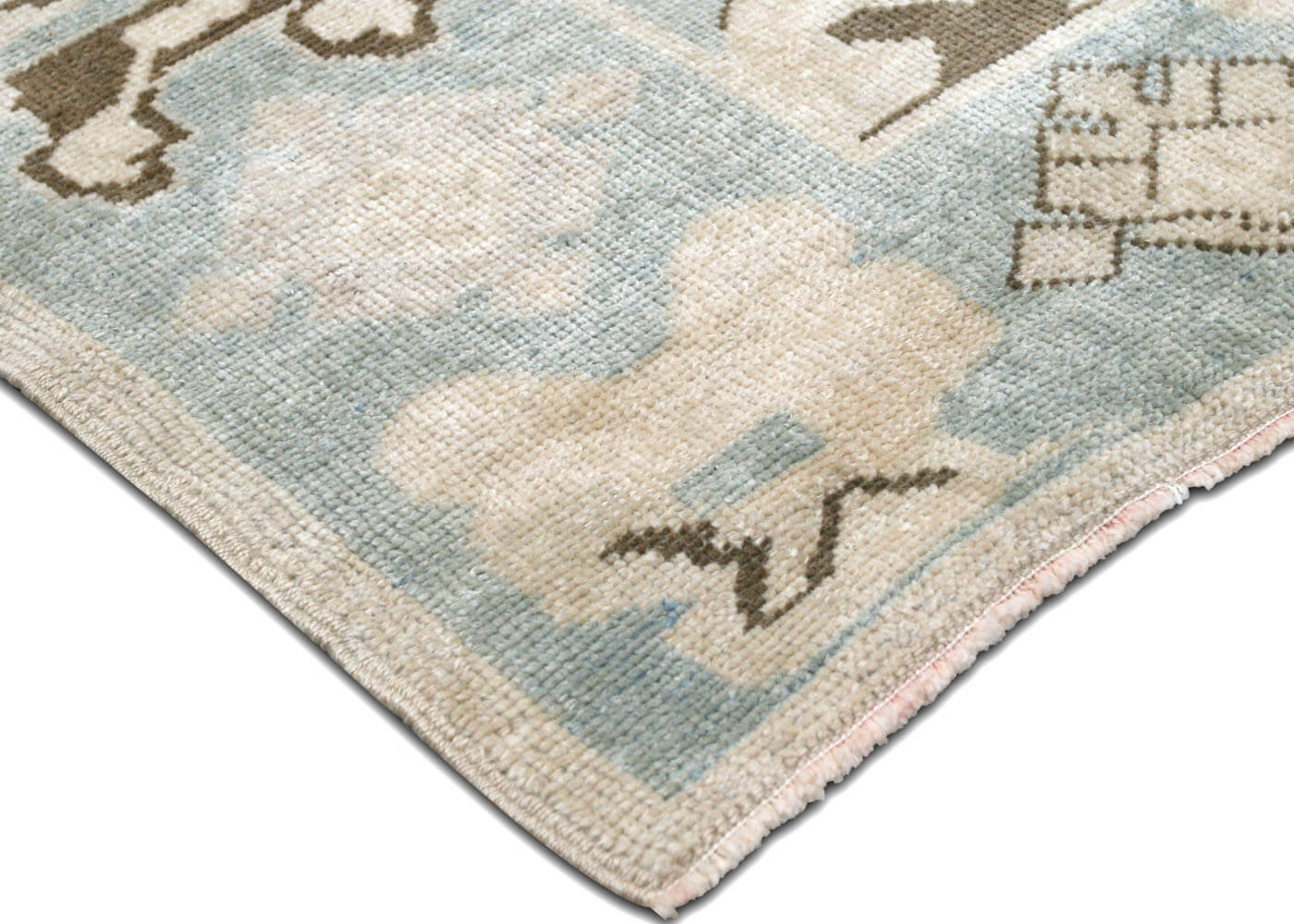 Vintage Turkish Oushak Rug - 6'3" x 10'4" - 170537
