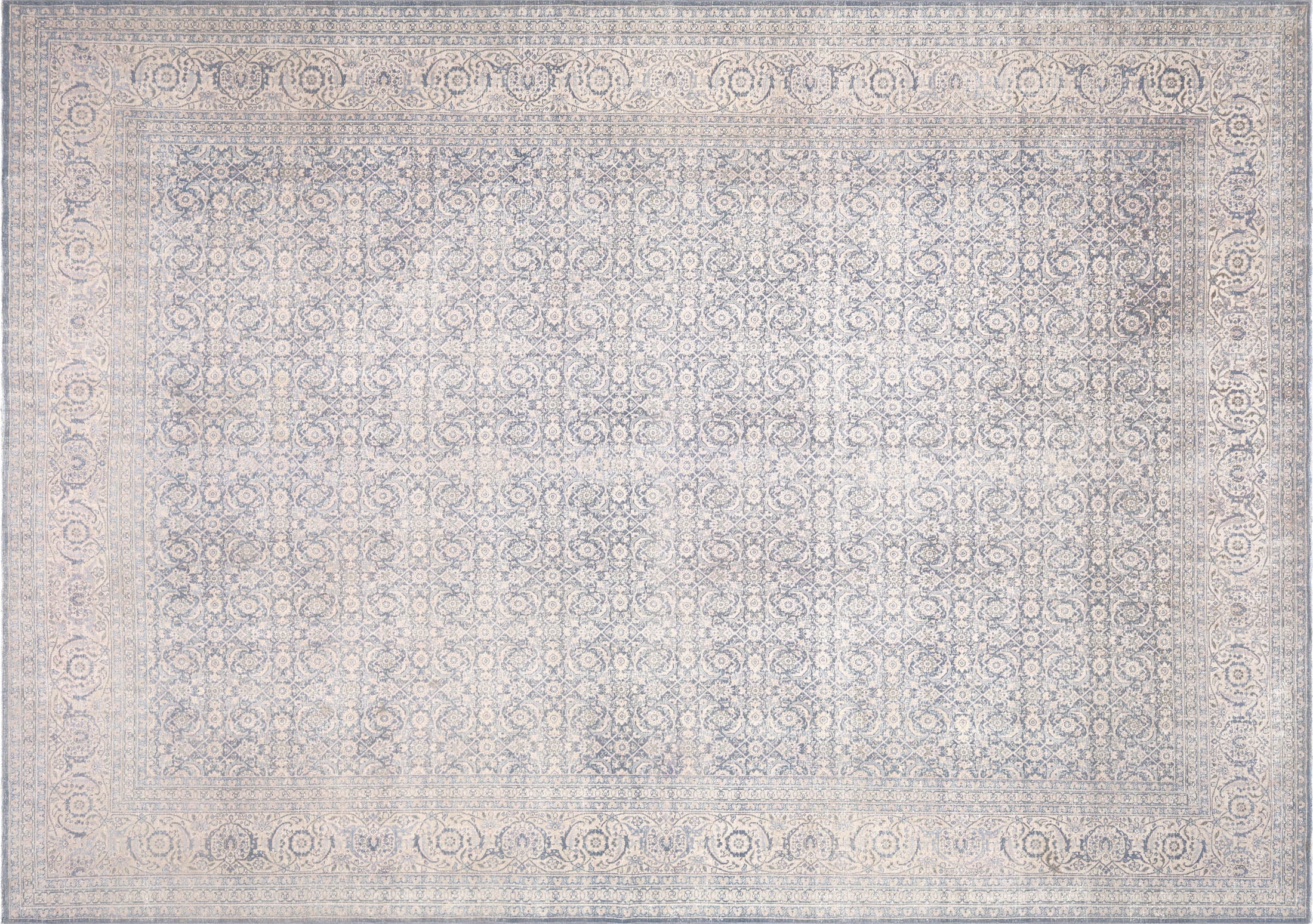 Semi Antique Persian Tabriz Rug - 11'5" x 16' - 170543