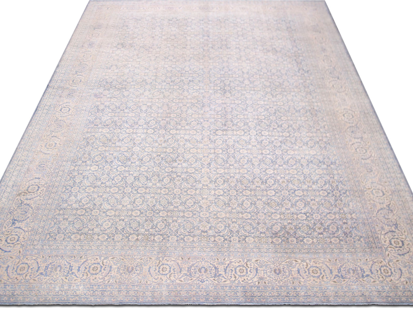 Semi Antique Persian Tabriz Rug - 11'5" x 16' - 170543