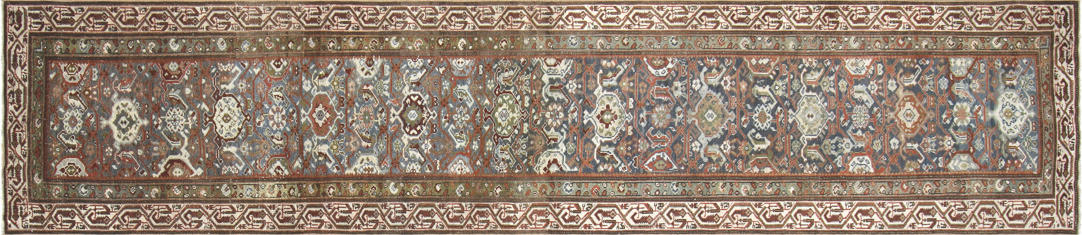 Semi Antique Persian Melayer Runner - 2'8" x 12'1" - 170545