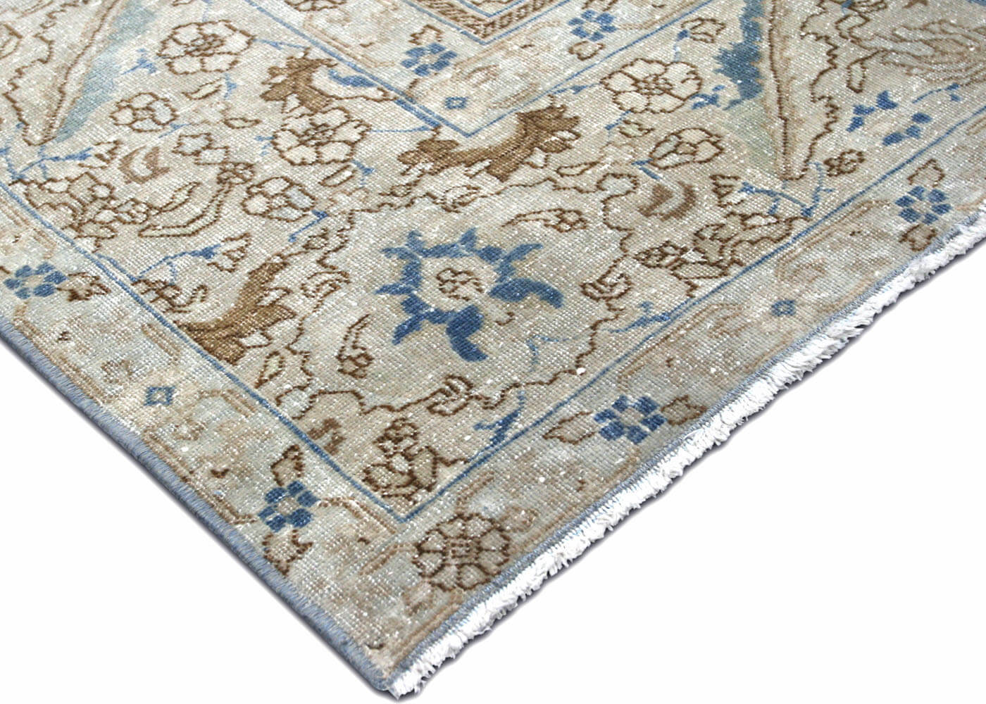 Semi Antique Persian Tabriz Rug - 8'5" x 10'11" - 170553
