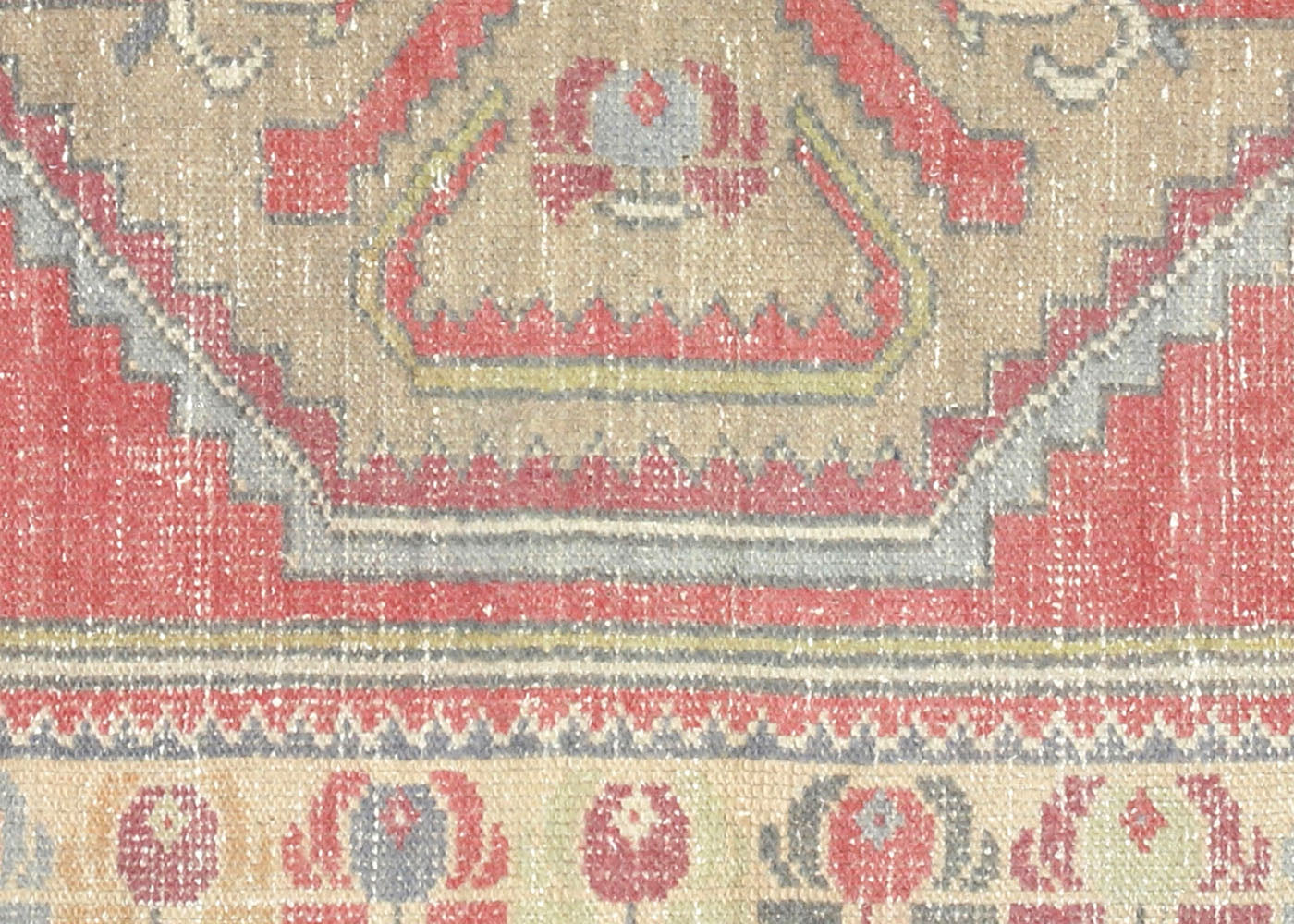 Vintage Turkish Oushak Rug - 3'7" x 6'4" - 170583
