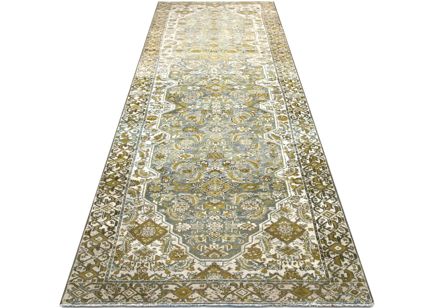 Semi Antique Persian Melayer Runner - 3'1" x 11'4" - 170585