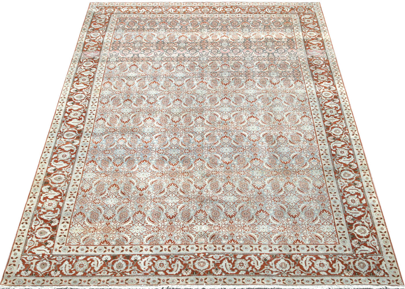 Semi Antique Persian Tabriz Rug - 7'4" x 11' - 170931