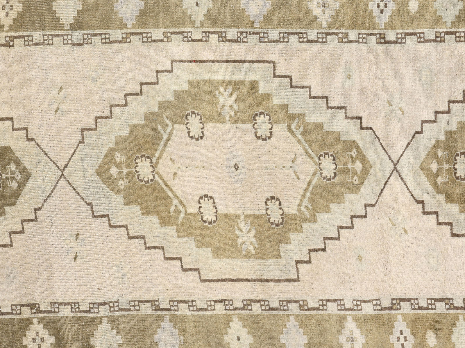 Vintage Turkish Oushak Runner - 3'9" x 12'9"
