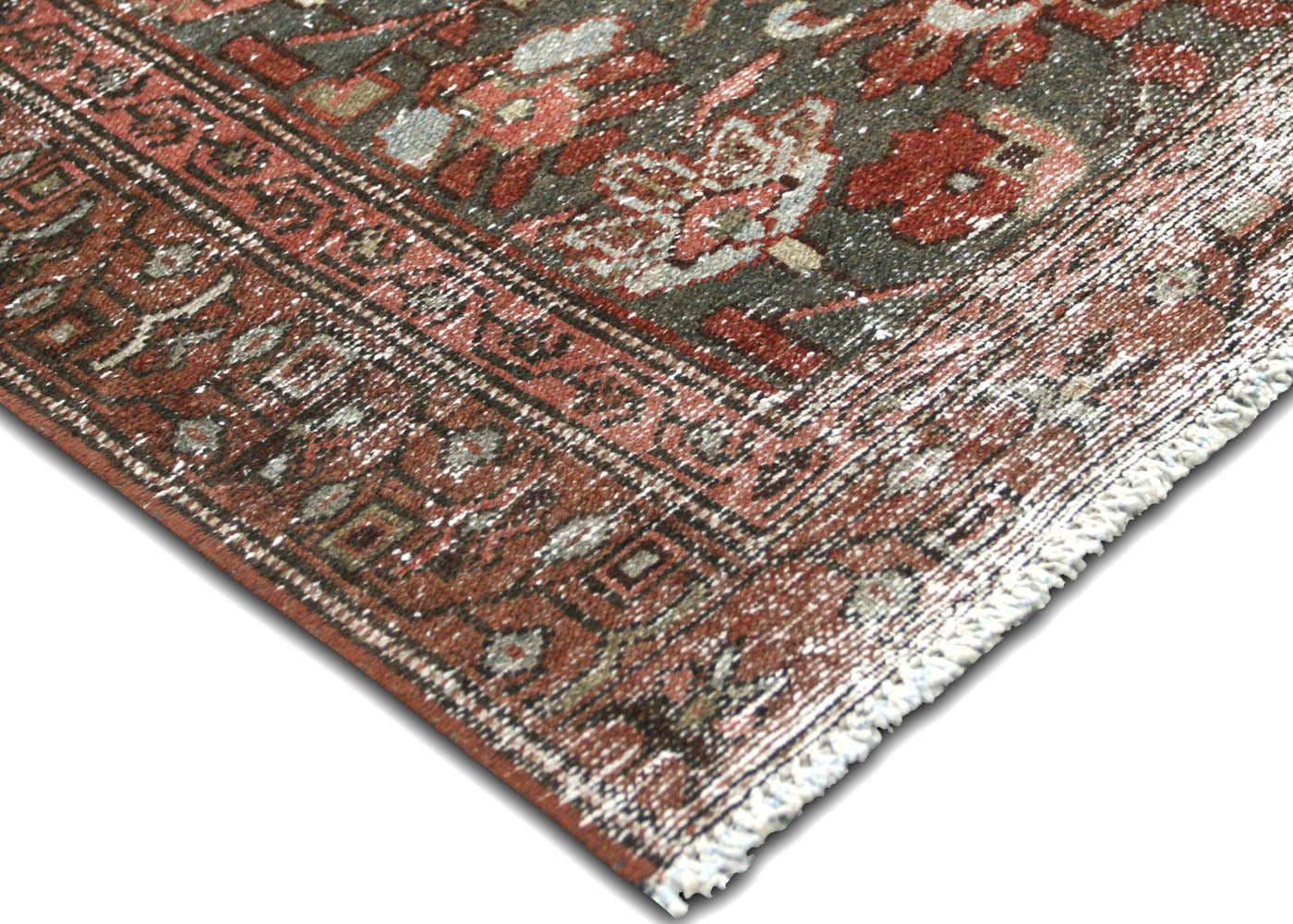 Semi Antique Persian Melayer Runner - 2'8" x 15'3" - 180013