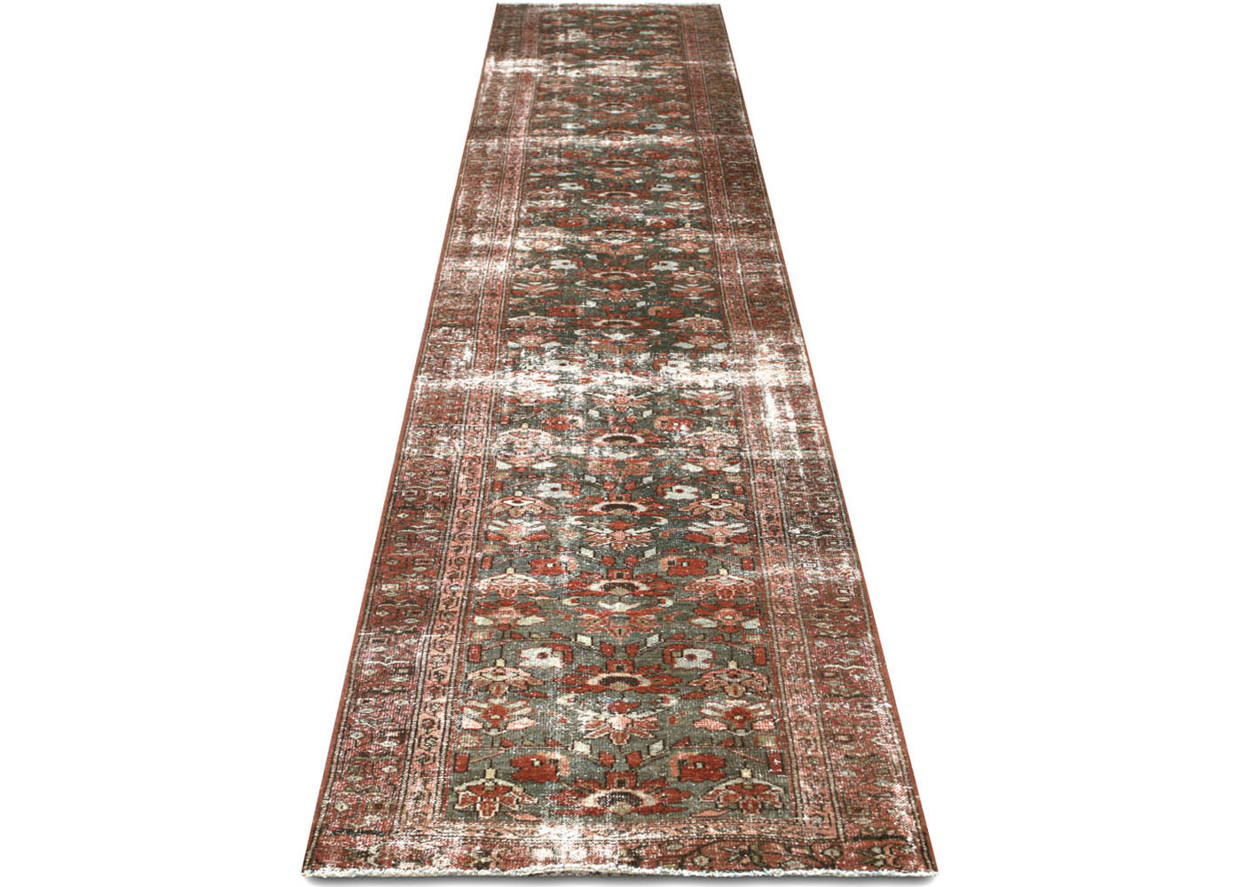Semi Antique Persian Melayer Runner - 2'8" x 15'3" - 180013