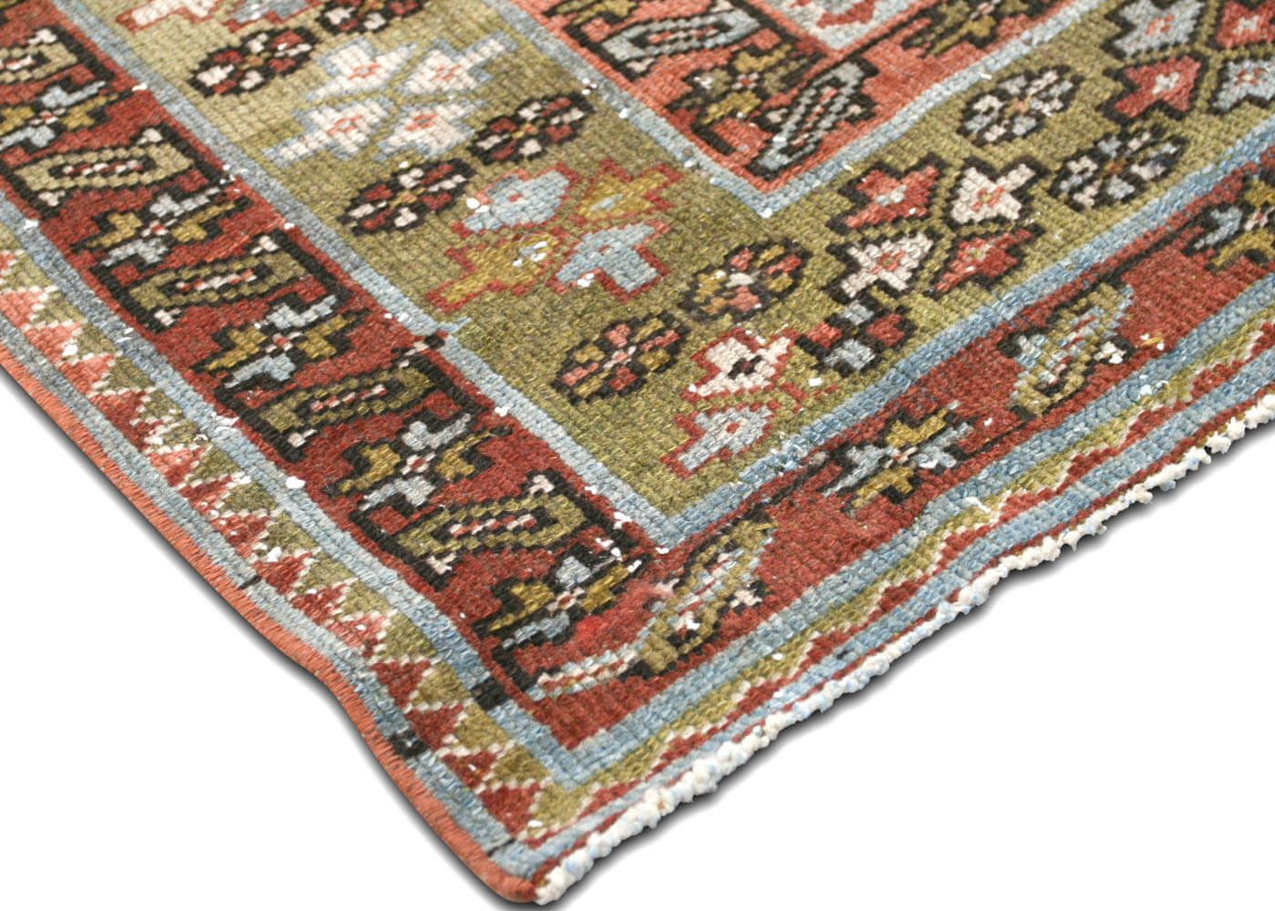 Semi Antique Persian Melayer Runner - 3'1" x 13' - 180015