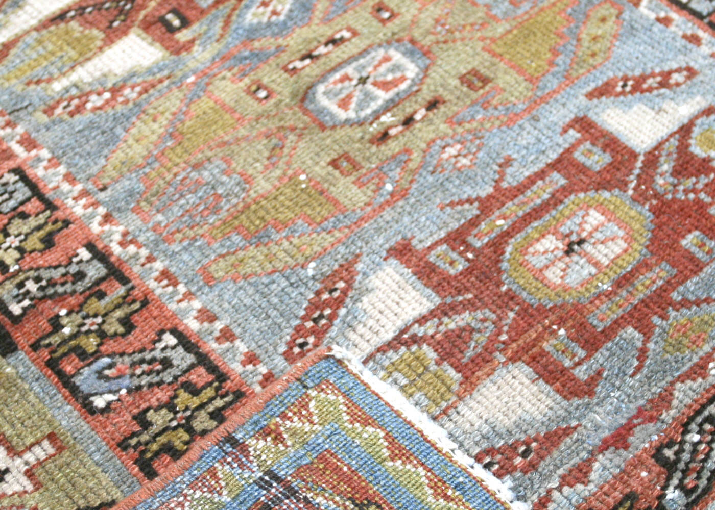 Semi Antique Persian Melayer Runner - 3'1" x 13' - 180015