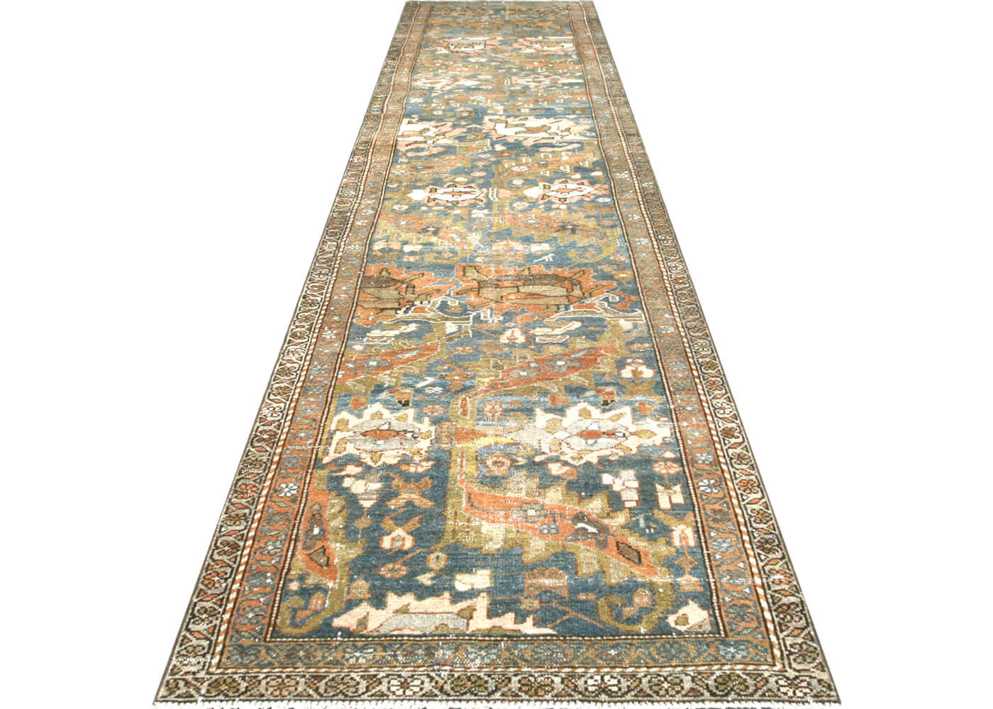 Semi Antique Persian Melayer Runner - 2'11" x 15'0" - 180017
