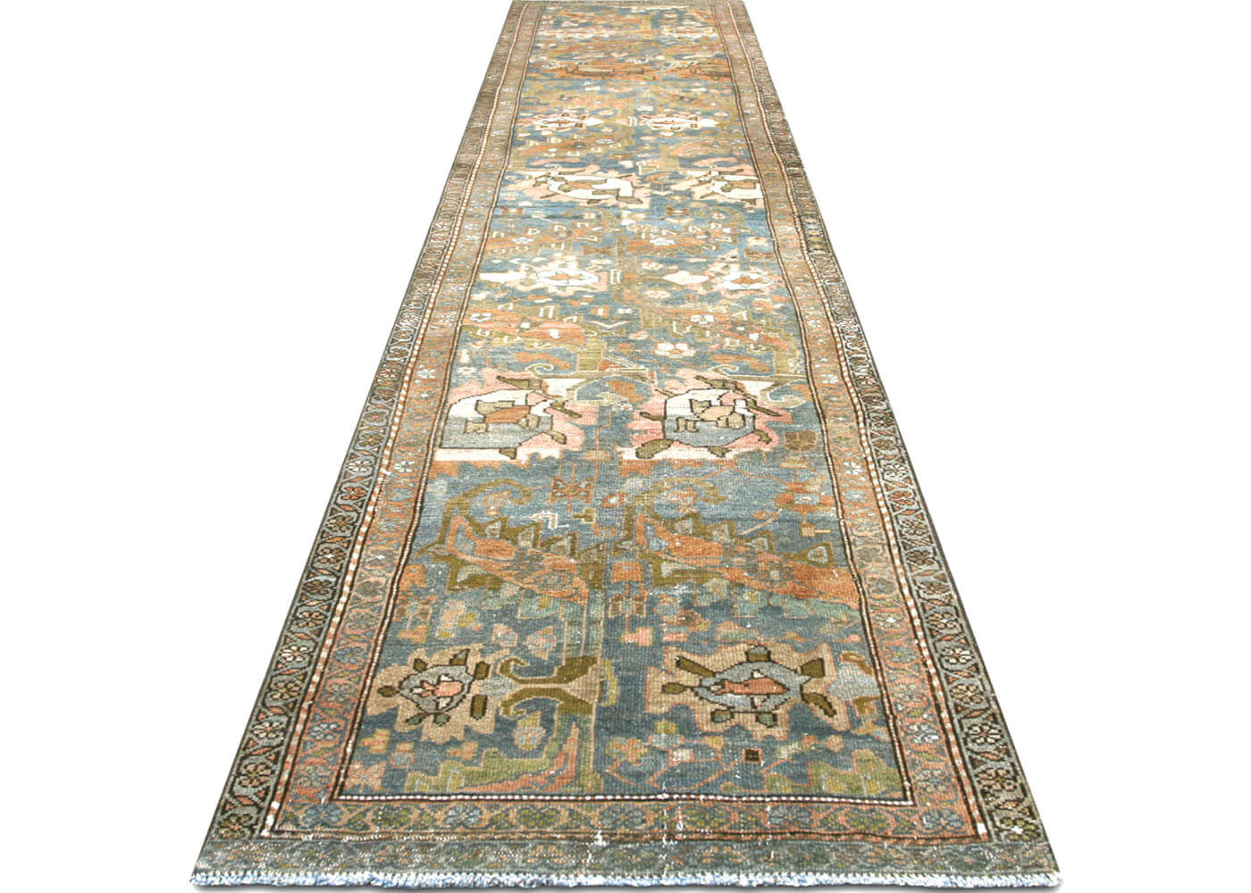 Semi Antique Persian Melayer Runner - 2'11" x 15'0" - 180017