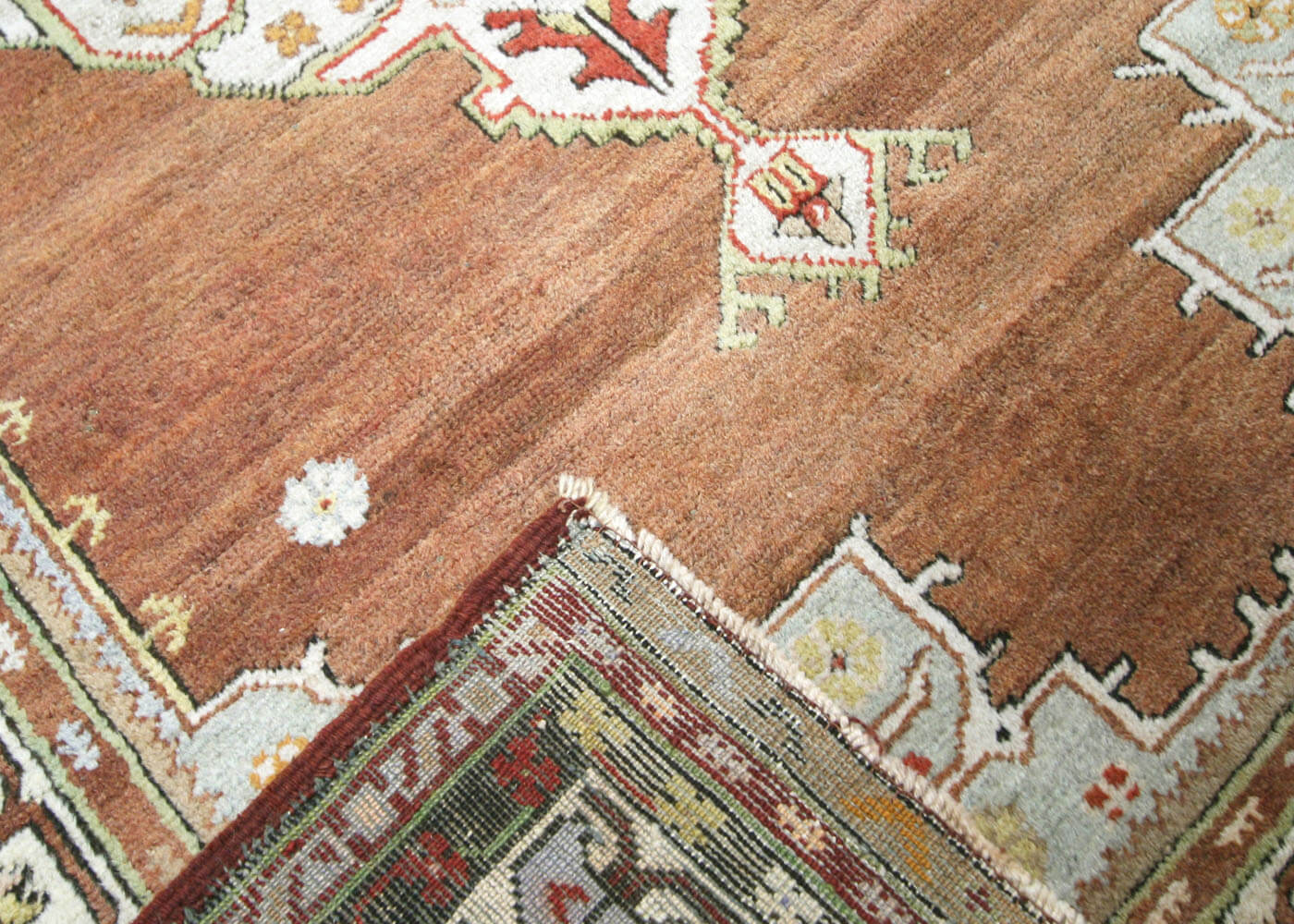 Vintage Turkish Oushak Rug - 3'9" x 6'1" - 180030