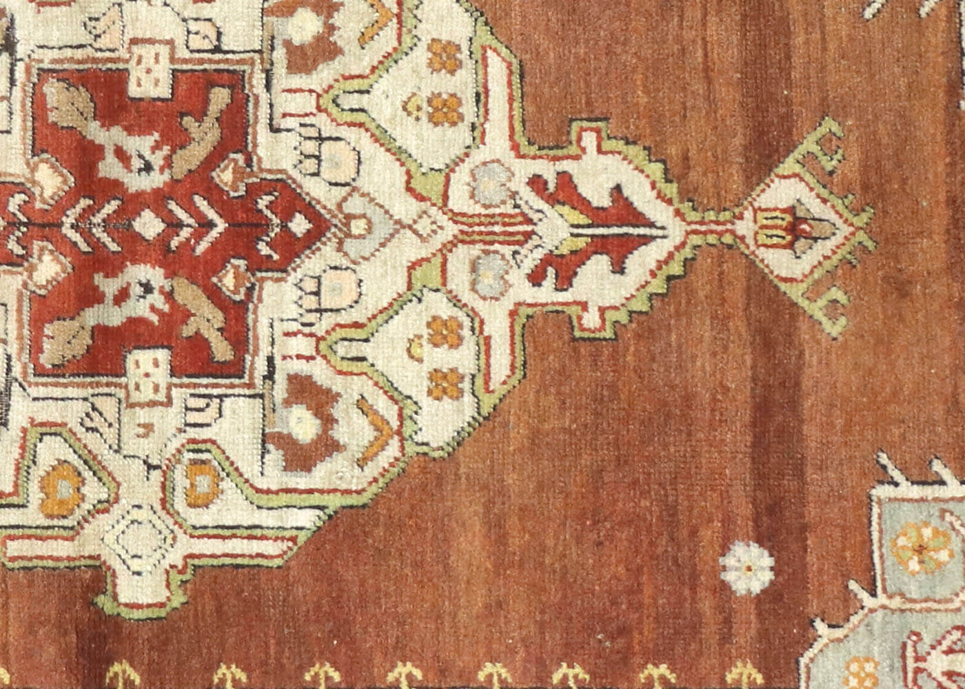Vintage Turkish Oushak Rug - 3'9" x 6'1" - 180030