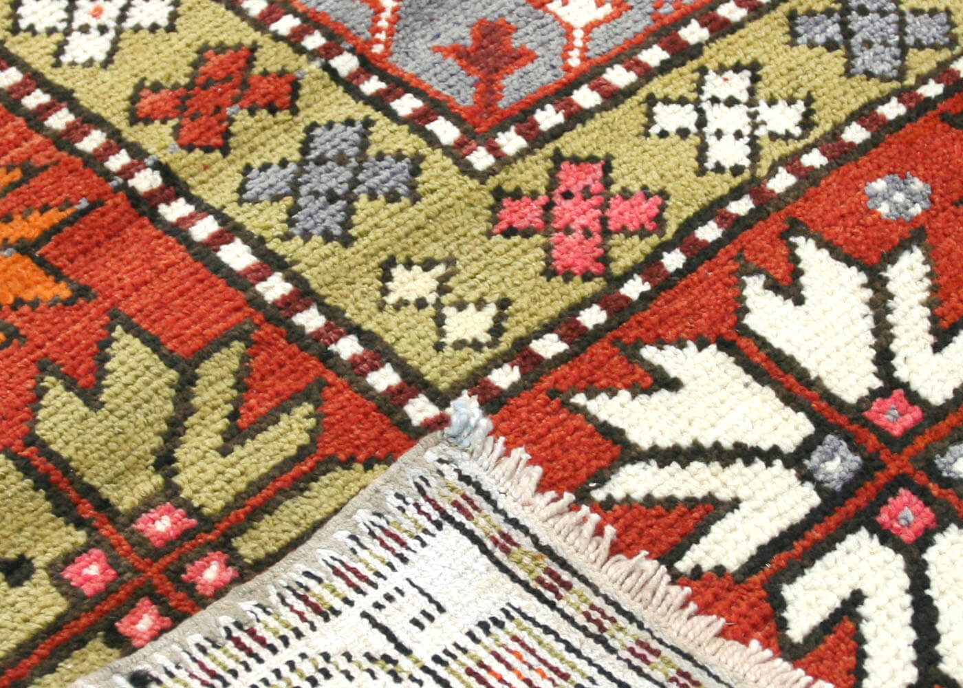 Vintage Turkish Oushak Rug - 5'7" x 8'8" - 180057
