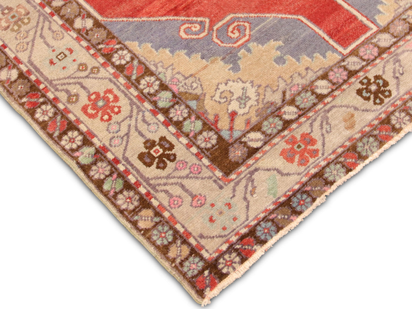 Vintage Turkish Oushak Runner - 3'5" x 10'8"