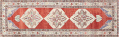 Vintage Turkish Oushak Runner - 3'5" x 10'8"