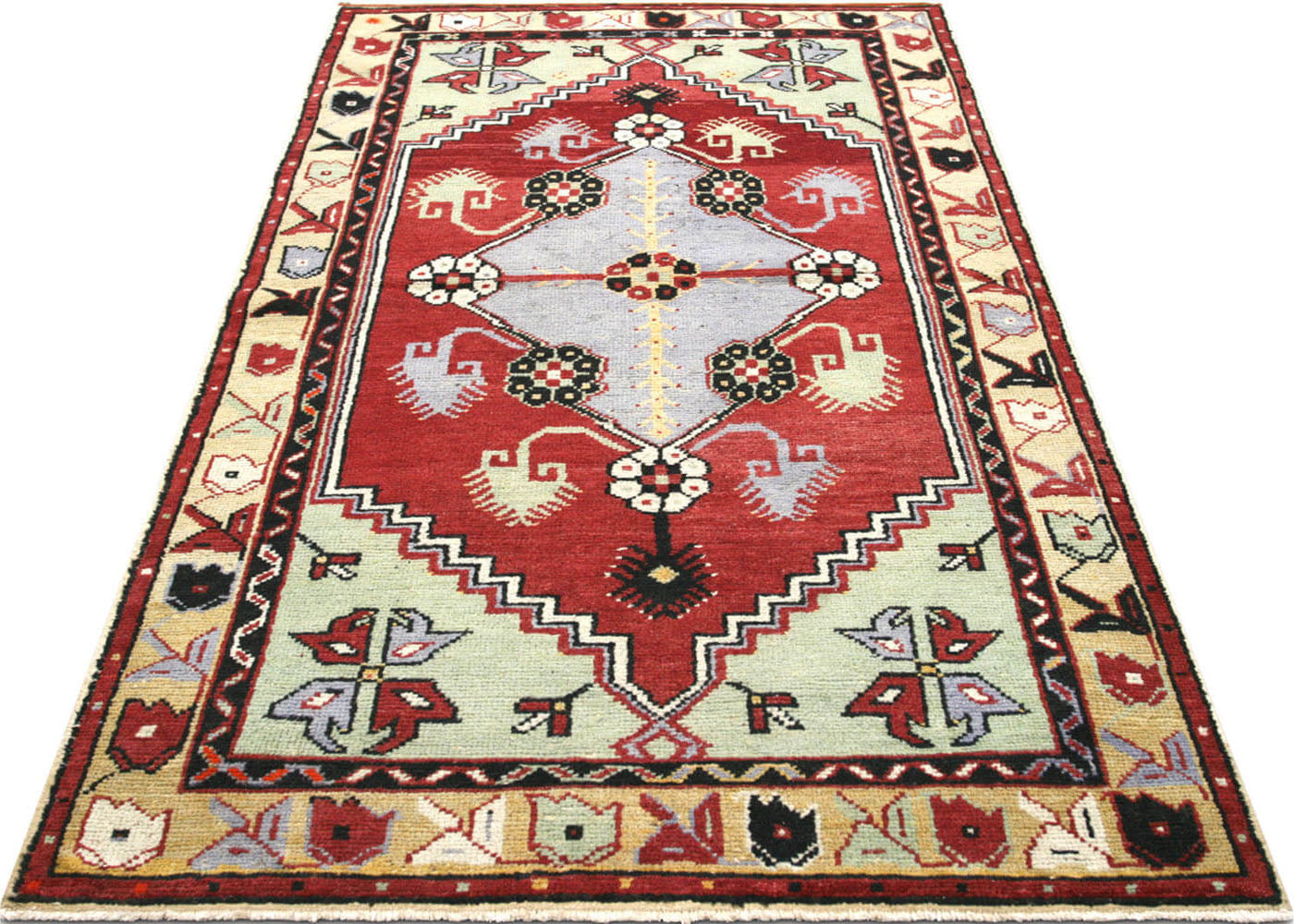 Vintage Turkish Oushak Rug - 3' x 5' - 180072