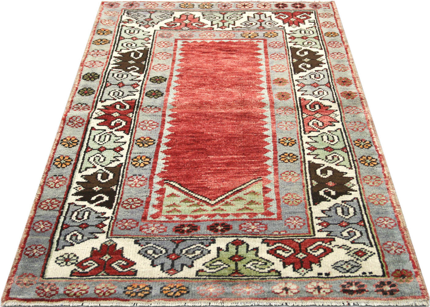 Vintage Turkish Oushak Rug - 2'9" x 4'5" - 180087