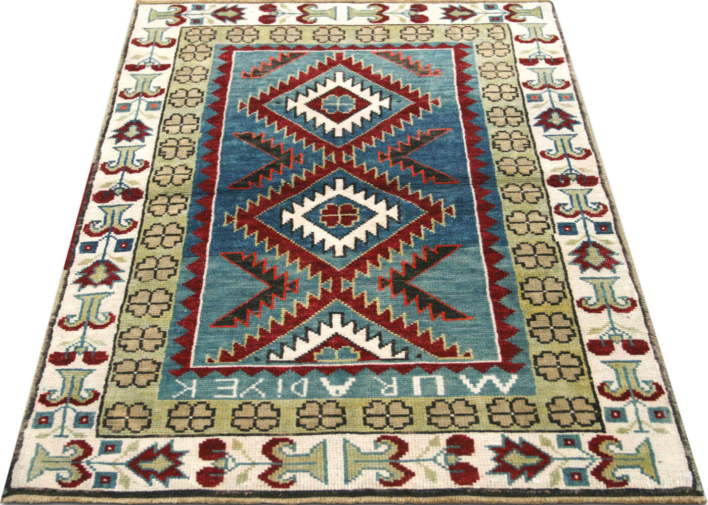 Vintage Turkish Oushak Rug - 2'8" x 3'7" - 180094
