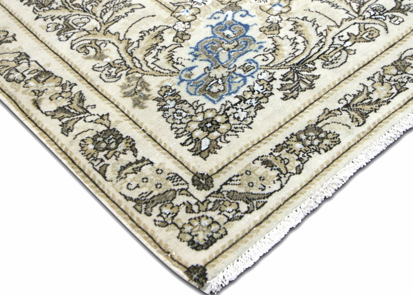 Semi Antique Persian Tabriz Rug - 4'6" x 6'7" - 180098