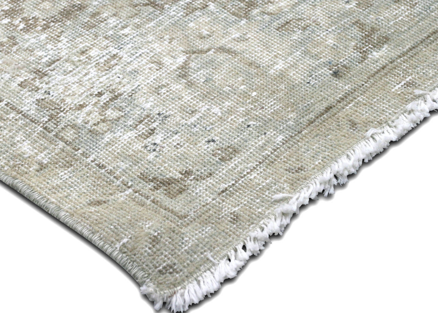 Semi Antique Persian Tabriz Rug - 8'3" x 11'9" - 180104