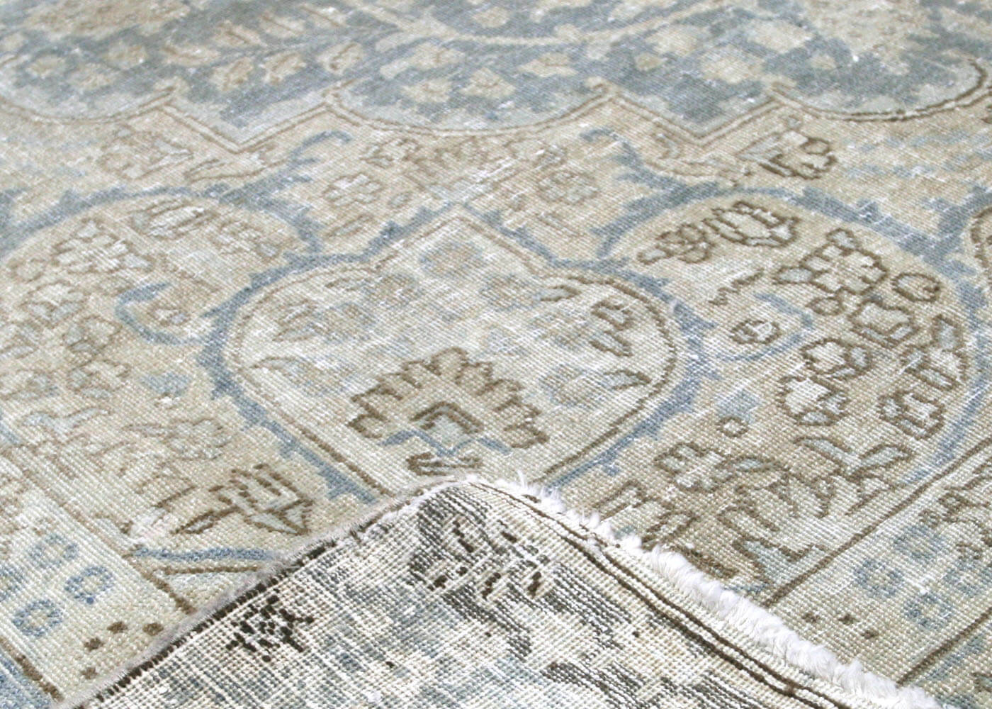 Semi Antique Persian Tabriz Rug - 8'7" x 12'1" - 180105
